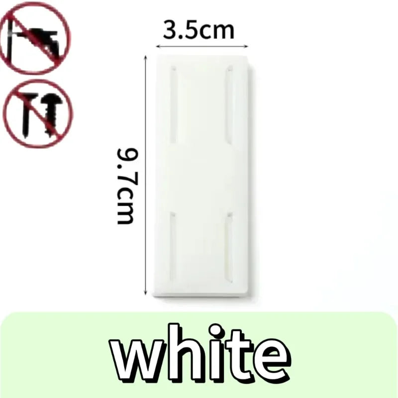 1-20Pcs Wall-Mounted Power Strip Holder Self-Adhesive Desktop Socket Fixer Strip Fixator Plug Socket Cable Wireorganizer Rack