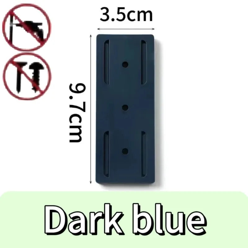 1-20Pcs Wall-Mounted Power Strip Holder Self-Adhesive Desktop Socket Fixer Strip Fixator Plug Socket Cable Wireorganizer Rack