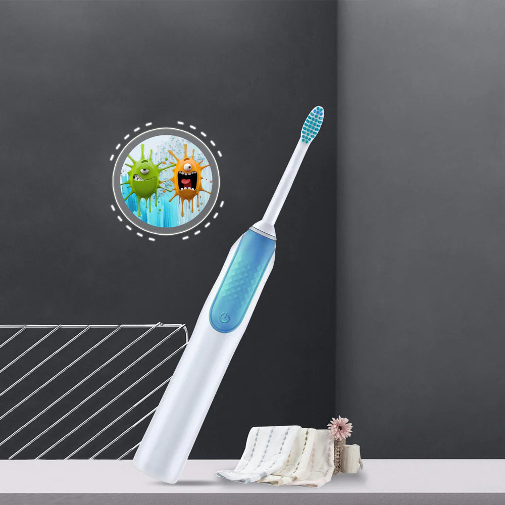 Revolutionary Smart UV Toothbrush Sanitizer Holder with Rechargeable Wireless Design and Hands-Free Toothpaste Dispenser